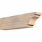 Ekena Millwork Mediterranean Rough Sawn Rafter Tail, Douglas Fir, 4"W x 6"H x 24"L RFT04X06X24MED00RDF - alternate 1